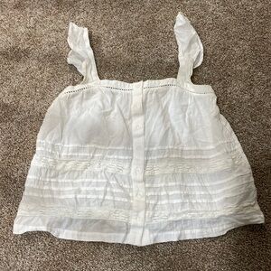 Lucky button down cotton tank
